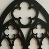 3 Pcs Vintage Wall Decor Wooden Hollow Cathedral Arch Frame Trendy Wall Decoration