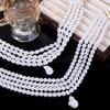 Wedding Jewelry Accessories Irregular Shape Pearls Pendant Korean Style Choker Women Necklace