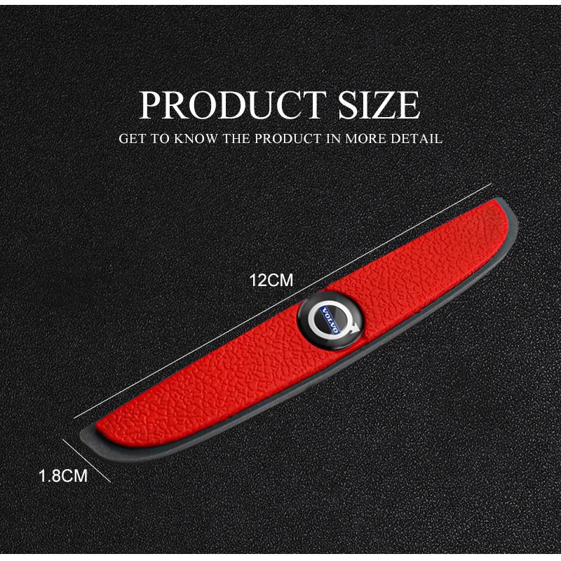 fcvdz6 4Pcs Car Anti-collision Strip Silicone Protection Pad For Volvo Xc60 Xc90 V40 V60 S60 V50 V90 S80 C40 XC40 V70 XC70 C30 C70 EX90