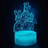 Fnaf Five Nights At Freddy's Led Night Light For Kids + Remote Control
