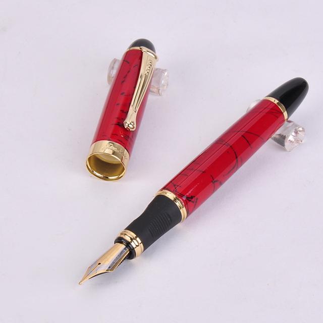 Новое поступление Jinhao X450, роскошная синяя перьевая ручка, высококачественные металлические чернильные ручки для офисных принадлежностей, школьные принадлежности