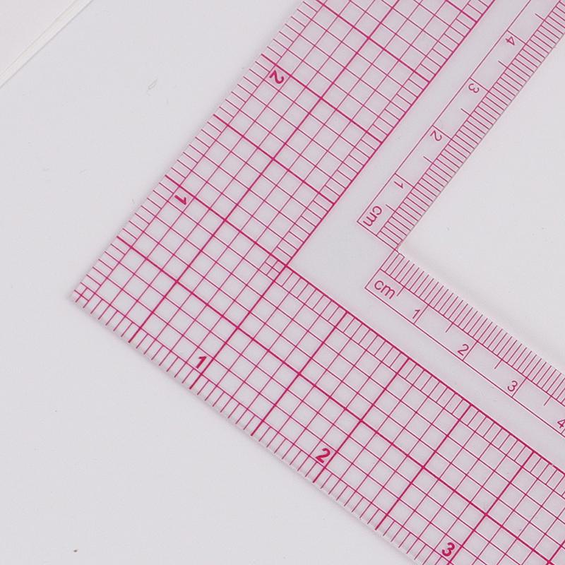 Практичный инструмент для резки одежды, канцелярские принадлежности, измерительный инструмент, швейная линейка для лоскутного шитья Qui