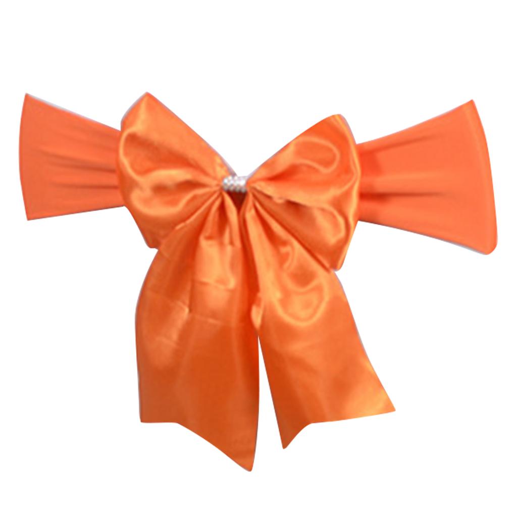 Полиэстеровый бант на стул, эластичная лента для стула, идеально подходит для свадебных украшений и праздничных мероприятий, мягкий и прочный материал