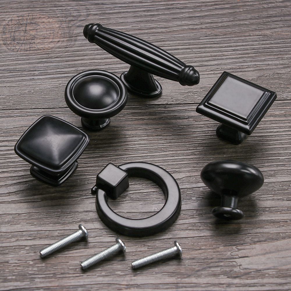 Мебель Комод Черная серия Ручка для шкафа Ручки для шкафа Ручки для ящиков Ручки для шкафа