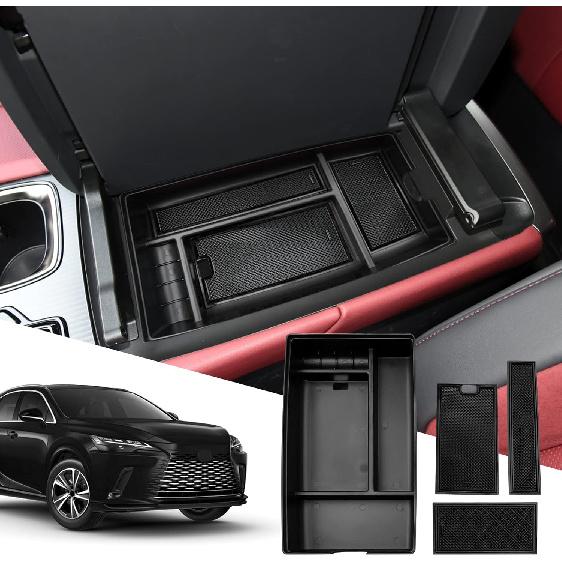SXCY для 2023 2024 2025 Lexus RX 350 Органайзер центральной консоли 2023 2024 2025 Аксессуары RX 350 Лоток консоли подлокотника для 2024 2025 RX Hybrid RX 350h/