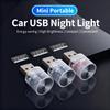 Auto LED Car Light Auto Interior Mini USB Atmosphere Light Emergency Lighting Light PC Auto Colorful Decorative Lamp Accessory