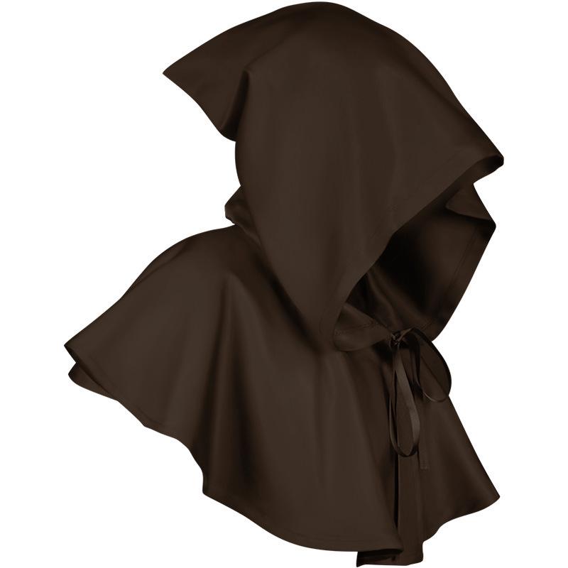 Popular Halloween Monk Grim Reaper Cloak with Hood - Adult Medieval Costume