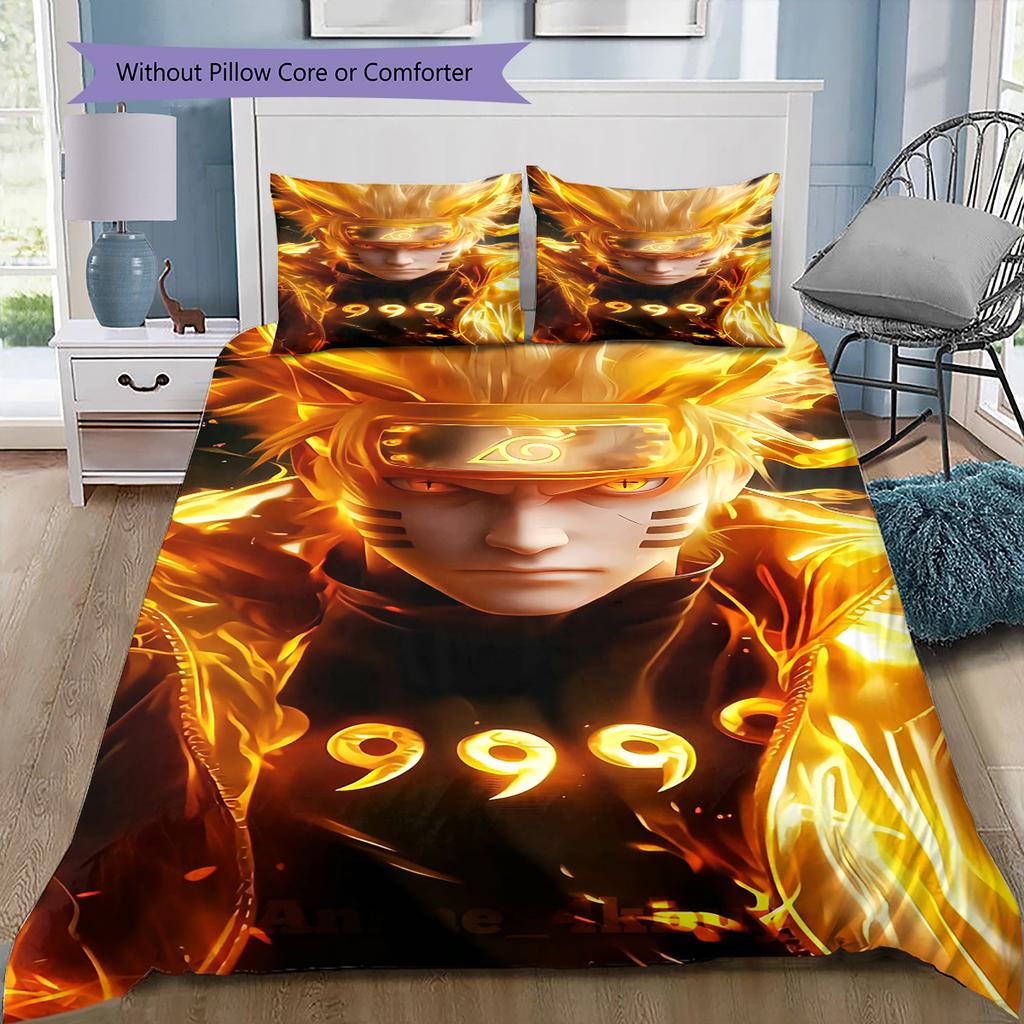 Мультяшный Узор Комплект Постельного Белья Одеяло Пододеяльник Наволочка Домашний Декор Подарок на День Рождения (1 пододеяльник + 2 наволочки, без наполнителя)