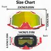 Hot-selling motorcycle goggles, off-road outdoor windproof eyewear, popular protective eyewear, and versatile sports goggles for skiing