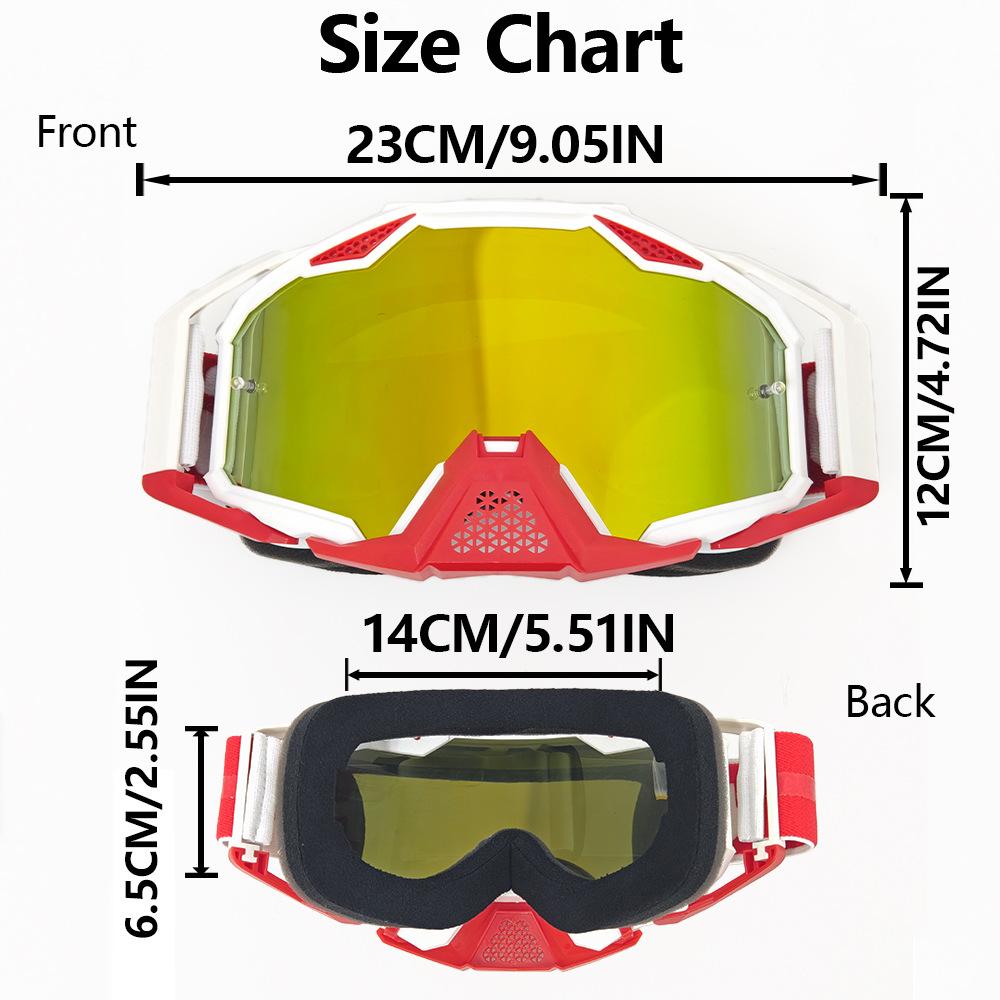 Hot-selling motorcycle goggles, off-road outdoor windproof eyewear, popular protective eyewear, and versatile sports goggles for skiing