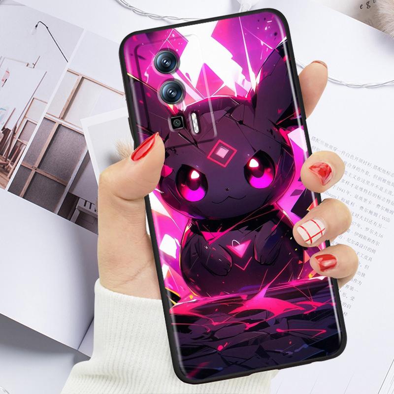 Diablo Pikachu для Xiaomi Redmi 9A 9C 9AT 10C 9 9T 10 12C 13C 8 12 K60 A1 K50 K40 5G черный чехол для телефона