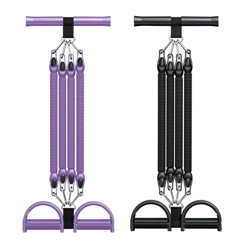 Нескользящий эспандер для лодыжек с ручками, веревка для растяжки ног для йоги и приседаний, домашние тренировки