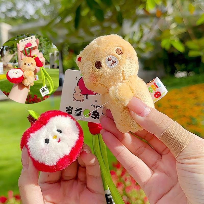 Keychain Plush Soft With Squeeze And Bear Characters For Gifts Accessories