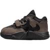 Детские кроссовки Travis Scott x Jumpman Jack, нескользящие, износостойкие, низкие, Черно-коричневые FJ2852-204