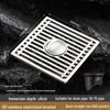 CHENDU Stainless Steel Square Invisible Floor Drain