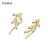 Lindon Copper Alloy Zircon Earrings Drop Earrings For Women Wedding Party Gifts
