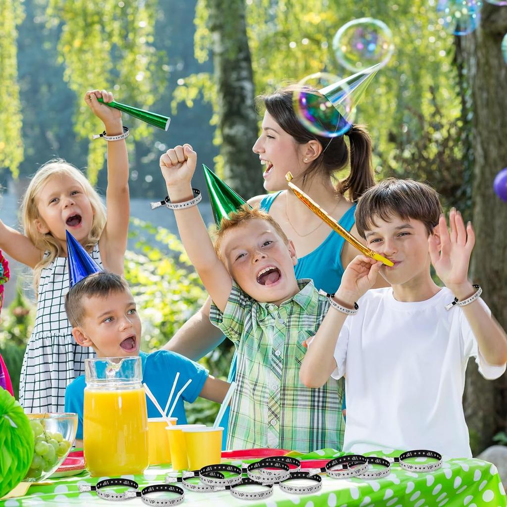 50/100pc VIP Wristbands Party Wristbands Cloth Wristbands Armbands for Events VIP Bracelets Wedding Party Events Concerts Fairs