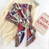 Luxury Print Square Scarf 90*90cm Shawls Summer Silk Scarf