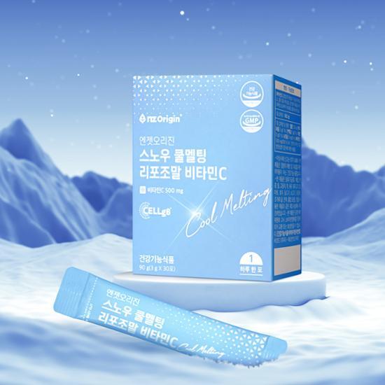Enget Origin Snow Cool Тающий липосомальный витамин C (30 упаковок/1 месячный запас)