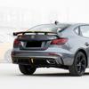 Универсальный Спойлер-Крыло на Багажник Автомобиля Седан Модификация Аксессуары Углеродный Вид Наклейка Установка Спортивный Внешний Декор Губа