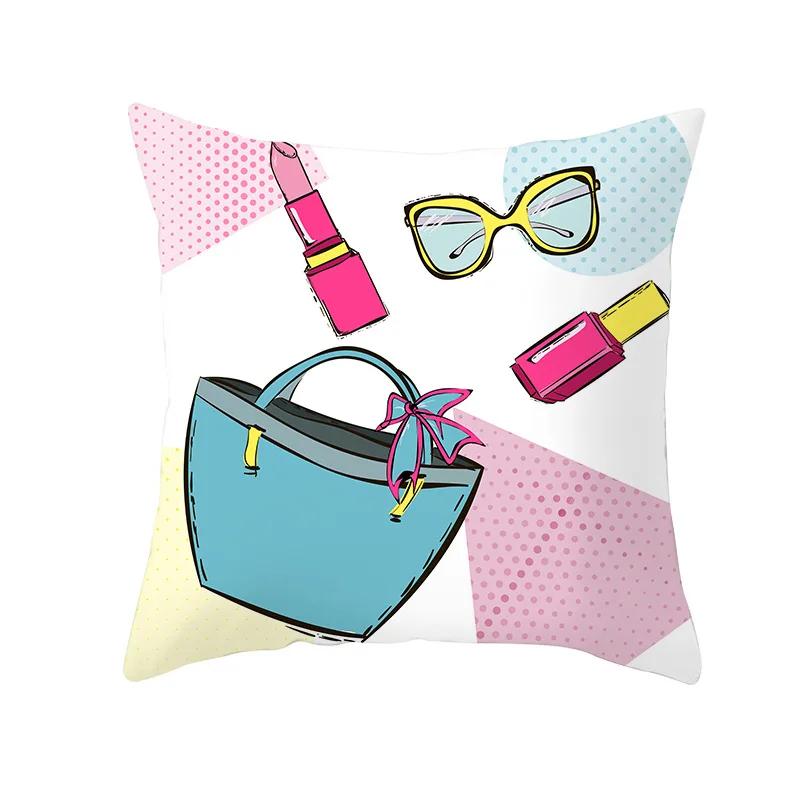 Чехол на подушку ко Дню святого Валентина Романтические свадебные украшения с принтом Чехол на подушку Наволочка Подарок на День святого Валентина