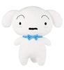 BANDAI Crayon Shin-chan Shiro Plush Toy, Huge, Shiro Dresses Up Too, BIG, Approx. 36cm
