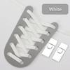 1Pair Press Lock Shoelaces Without Ties 8mm Double-layer Elastic Laces Sneakers Kids Adult No Tie Shoe Laces Shoes Accessories