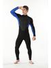 Мужской цельный гидрокостюм с длинными рукавами 3 мм для дайвинга и серфинга