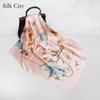 High-quality Luxurious Silk Scarves Headband Scarfs Neck Scarf For Women Chain Silk Scarf Women's Decorative Shawl