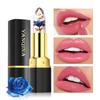 Flower Jelly Lipstick Gold Leaf Lipstick Color Changing Non-marking Moisturizing Waterproof Non-stick Cup Makeup