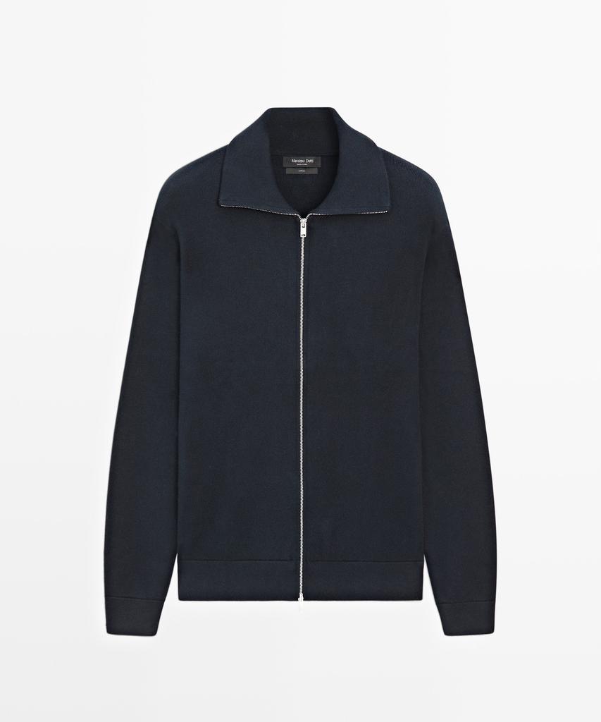 Massimo Dutti Кардиган на молнии из 100% хлопка