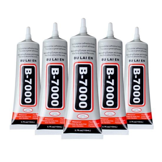2Pcs B7000 Multi-purpose Glue Semi-fluid Strong Adhesive Waterproof Universal Glue DIY Jewelry Crafts for Metal