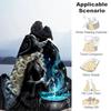 1PC Custom Name Witchcraft Spell Magic Night flannel blanket versatile,all-season throw suitable for the living room,bedroom,camping,travel,and gift