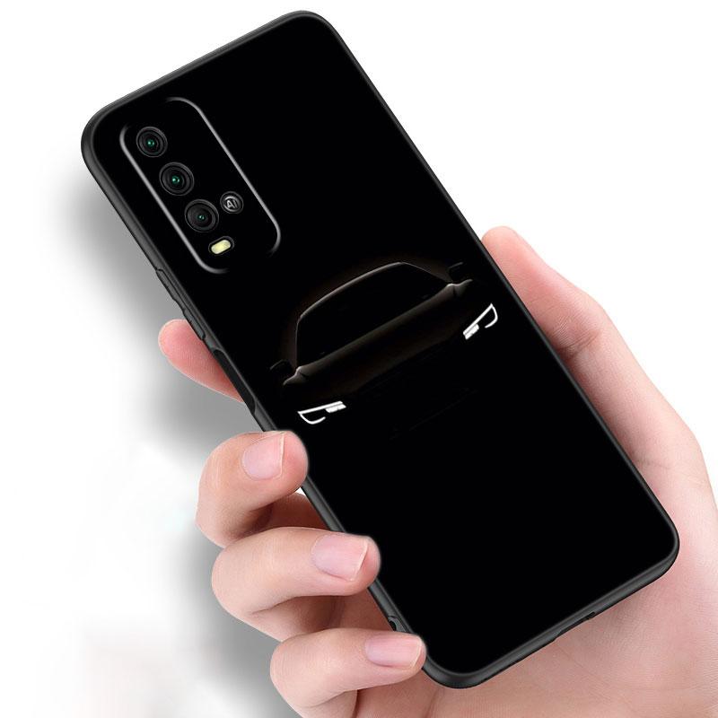 Крутой спортивный автомобильный чехол для телефона Xiaomi Redmi Note 10 9 Pro Max 10S 10T 9A 9C 9S 9T 8A 8T 8 7 Pro Мягкий черный чехол из ТПУ