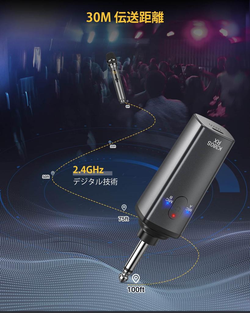 Беспроводной микрофонный приемник LEKATO K380S