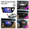 2 Din Android 12 автомобильное радио для Toyota Corolla Ralink 2013-2016 мультимедийный видеоплеер GPS 4G Carplay авто стерео DVD головное устройство