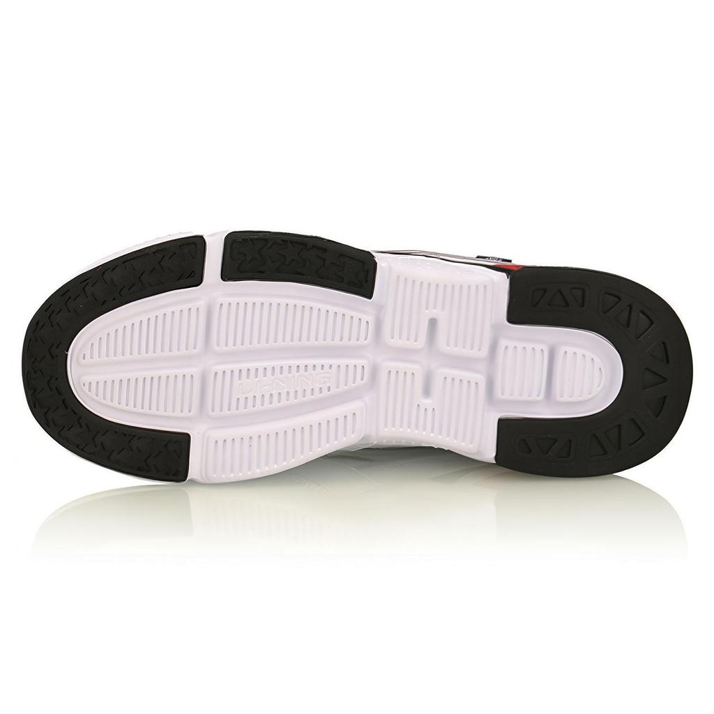 Li Ning 001 Классические универсальные прочные сбалансированные низкие кроссовки для папы Мужские кроссовки Черный Белый AGCP021-2