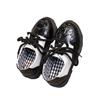 New children's leather shoes, student performance shoes, lace-up fashion girls' patent leather single shoes, children's shoes, boys' leather shoes