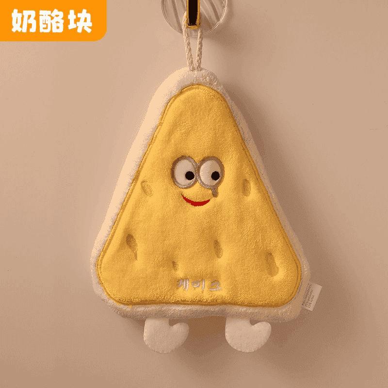 3-Ply Thickened Coral Fleece Cute Hand Towel