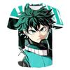 My Hero Academia Summer Boys Girls Short Sleeve Clothing for Tee Cute Casual Fashion Parent Child Clothing Short Sleeve T-shirt