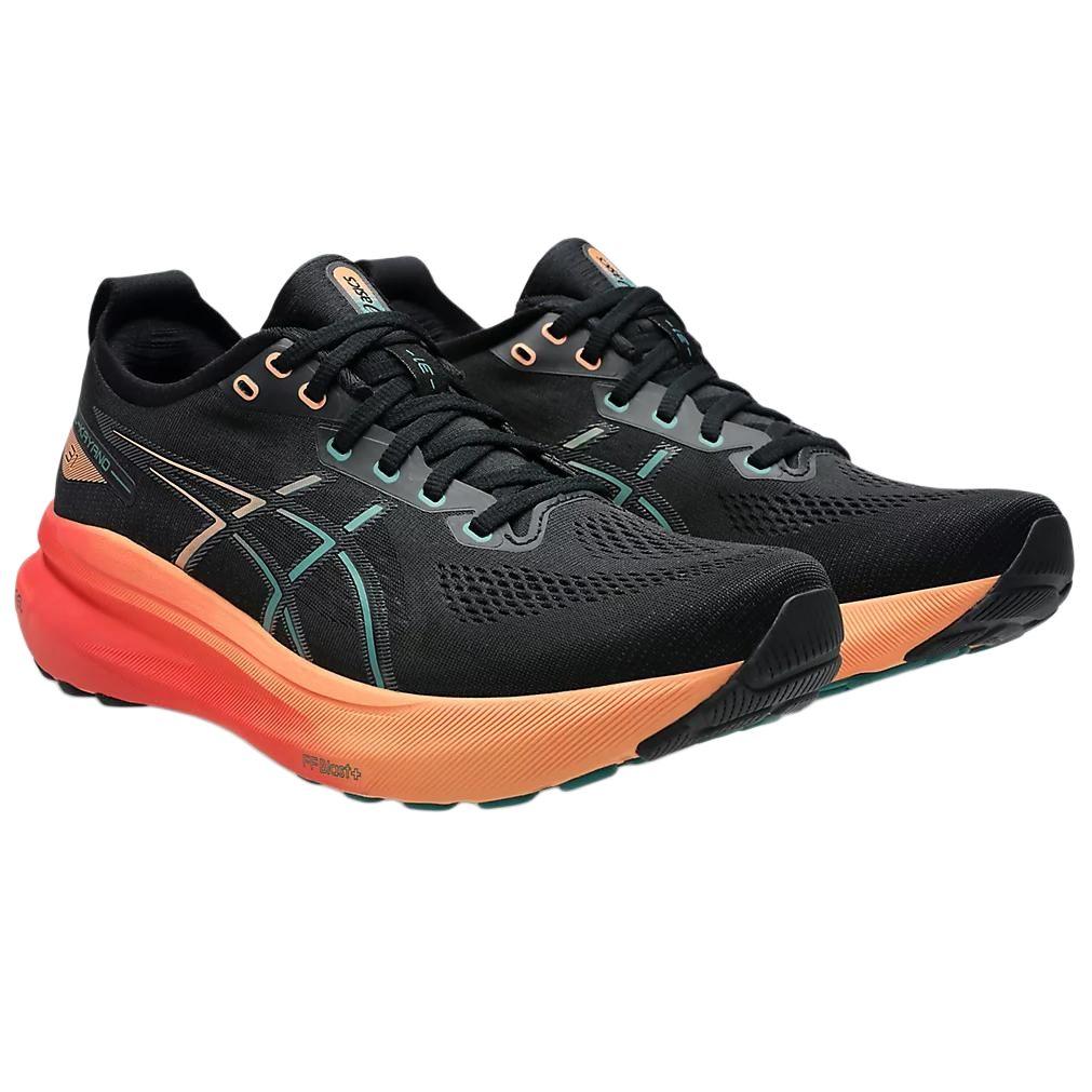Asics Кроссовки мужские Gel Kayano 31 Wide Black Rainy Lake Orange 1011B869-004