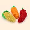 Мягкие плюшевые игрушки для жевания собак, кукуруза, морковь, перец, мягкая игрушка, интерактивная устойчивая к укусам игрушка-компаньон