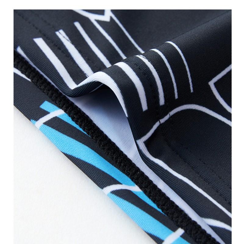 Custom Print Mens Rash Guard Set Snorkeling Swimming Surfing UV Protection Quick Dry Swimwear