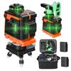 Mini Multifunctional 12 Lines Green Light Laser Level 3 Degrees Self-leveling Machine USB Rechargeable