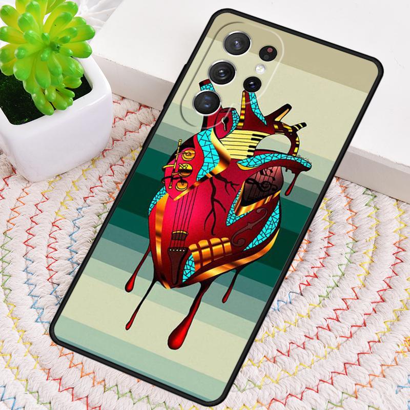 Силиконовый чехол для телефона с рисунком человеческого мозга для Samsung Galaxy note 10 pro S26 S25 S24 S23 S22 S21 Plus S25Ultra Capa Cover
