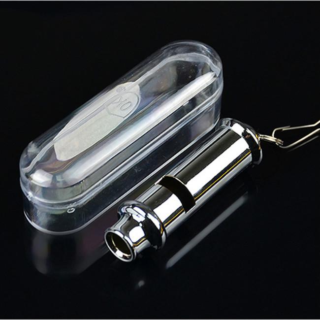 Stainless Steel High-frequency High Decibel Whistle Lifesaving Metal Outdoor Survival Whistle