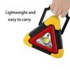 Solar Warning Light Roadside LED Work Light Flashing Light Triangle Warning Sign  Road Safety