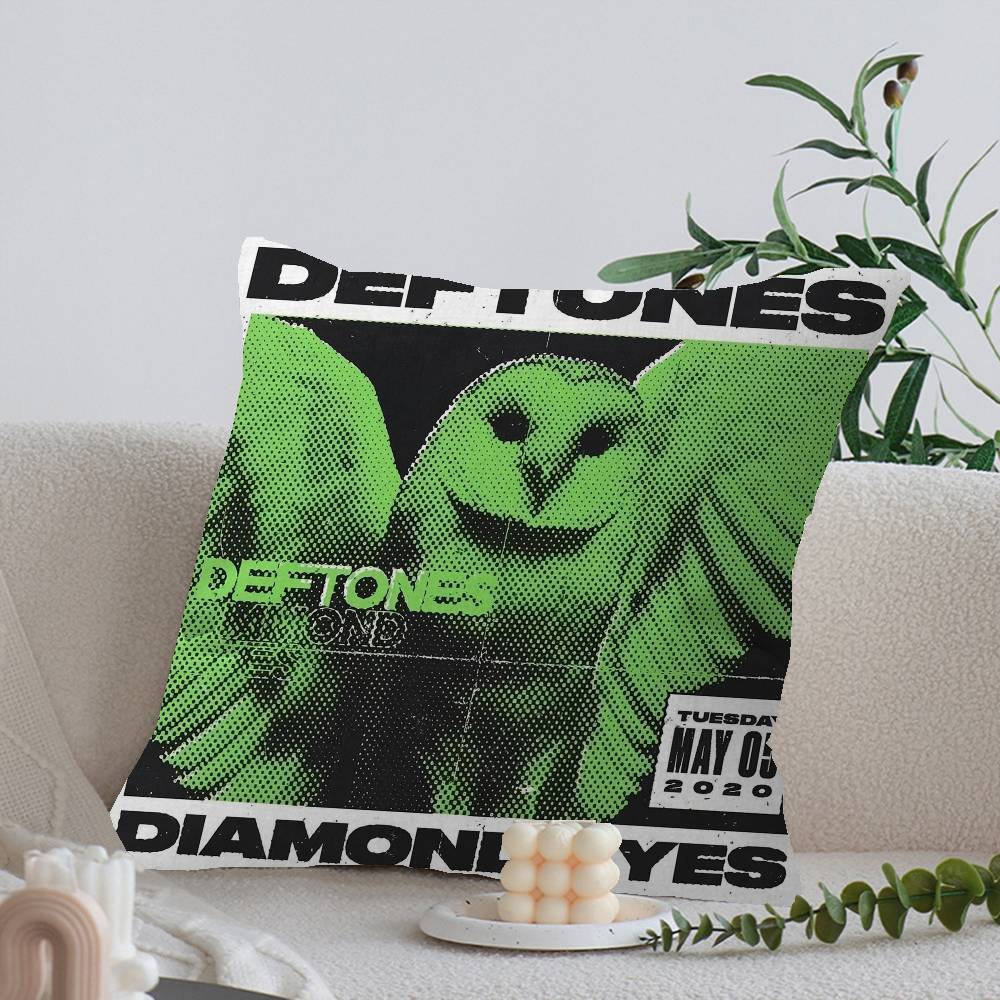 DDeftones Office Cushion Pillowcase Car Cushion CoverXCM Lumbar Pillowcase Sofa Pillowcover