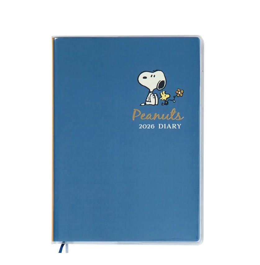 Дневник Санрио Снупи Б6 ( Тип в горизонтальную линейку ) 2026 Япония НОВЫЙ