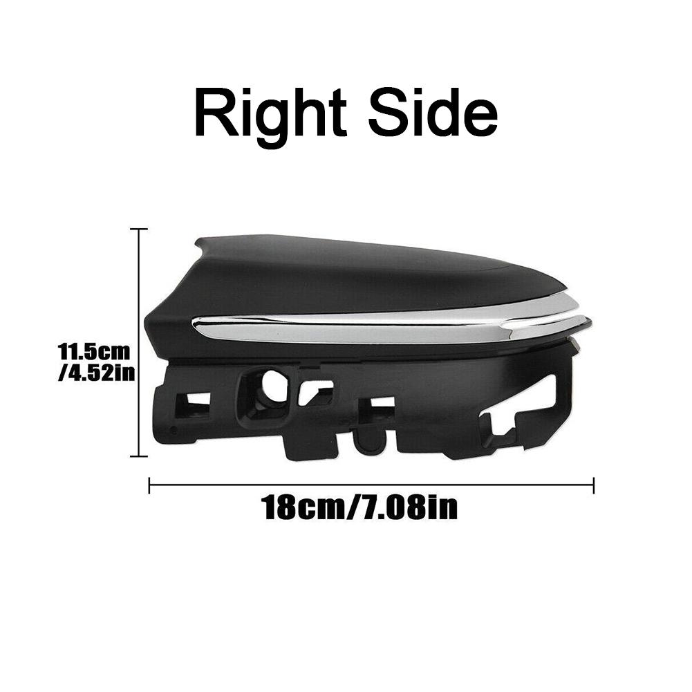 Mirror Bottom Cover Mirror Cover Plastic Rearview Black